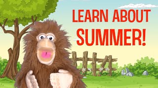 Learn About Summer for Kids Summer Solstice seasons weather for preschool and kindergarten [upl. by O'Malley]