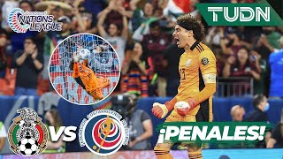 Tanda de penales ¡A LA FINAL  México 54 Costa Rica  Nations League Semifinal  TUDN [upl. by Annaeel]