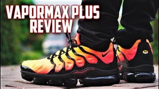 Nike Air Vapormax PLUS Review MOST COMFORTABLE NIKE SNEAKER [upl. by Cirdahc]