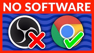 How to live stream without software  OBS alternative [upl. by Aimej]