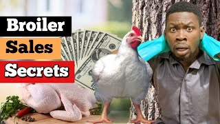 Broiler Chicken Sales Secrets  How to sell your chickens and maximize profit [upl. by Akilak]