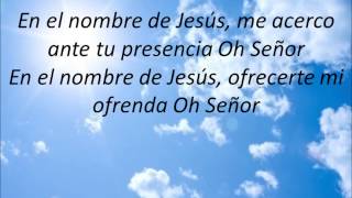 En en nombre de Jesús Inspiración Letra [upl. by Aihsoek]