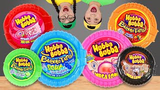 Hubba Bubba Challenge Bubble Gum DONA Mukbang [upl. by Attenohs]