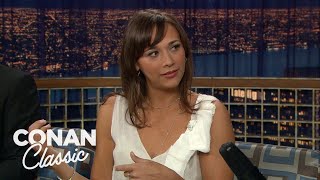 Rashida Jones Is A quotGeekyquot Conan Fan  Late Night with Conan O’Brien [upl. by Suez107]