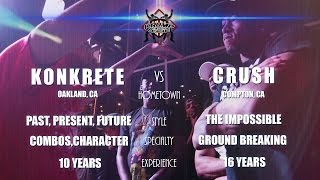 KBL Presents quotThe Studentsquot KONKRETE vs CRUSH [upl. by Alviani201]