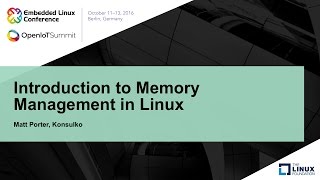 Introduction to Memory Management in Linux [upl. by Adnilahs]