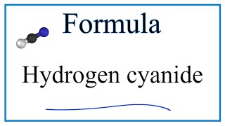 How to Write the Formula for Hydrogen cyanide [upl. by Leake]