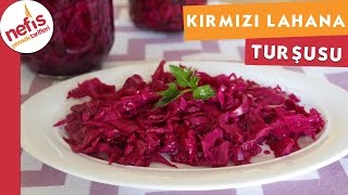 Kırmızı Lahana Turşusu  Turşu Tarifi  Nefis Yemek Tarifleri [upl. by Shaffer44]