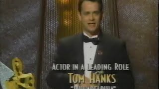 Tom Hanks winning Best Actor for Philadelphia [upl. by Culver]