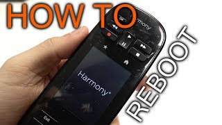 How to Reboot  Reset Harmony remote Ultimate  Touch  Elite [upl. by Lluj738]