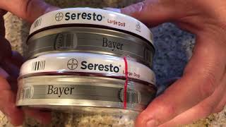 Bayer Seresto Flea amp Tick Collar for Dogs Fake vs Real [upl. by Sewel15]