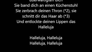 Leonard Cohen  Hallelujah Deutsche Übersetzung  German Lyrics [upl. by Cairns]