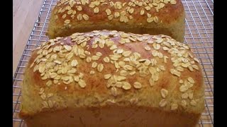 Homemade Oatmeal Bread A Recipe From My Bakery [upl. by Ignace]