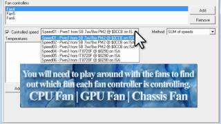 Control Fan Speeds With SpeedFan Tutorial [upl. by Lohner]