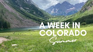 A WEEK IN COLORADO  THINGS TO DO IN SUMMER [upl. by Ellenahs369]