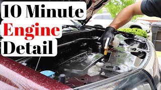 The Simplest amp Fastest Way To DEEP CLEAN a Car Engine Bay [upl. by Maye]