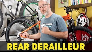 How to adjust your rear derailleur on a mountain bike [upl. by Bonns]