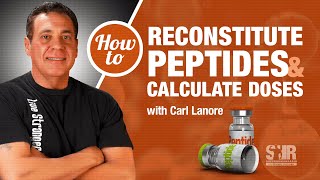 How to reconstitute peptides and calculate doses [upl. by Cairns302]