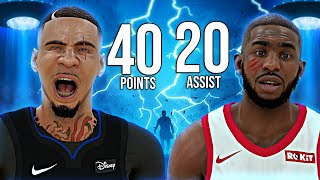 NBA 2K19 MyCAREER  INSANE 40 POINTS 20 ASSIST Embarrassing CP3 [upl. by Ttirrem]