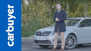 Skoda Octavia vRS Estate 20132017 review  Carbuyer [upl. by Comptom73]