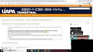 Subir una tarea en la plataforma de la UAPA [upl. by Nilpik]