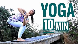 YOGA 10 MINUTOS PARA TODO CUERPO  ELENA MALOVA [upl. by Shanney]