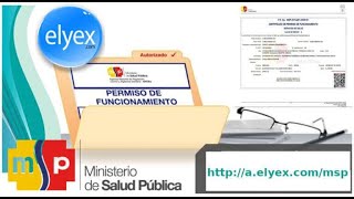 Permiso de Funcionamiento MSP Ministerio de Salud del Ecuador [upl. by Neyuh382]