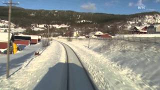 Cab Ride Norway  Trondheim  Bodø Winter Nordland Line [upl. by Chanda379]