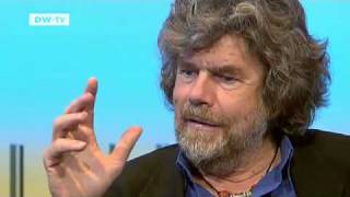 Reinhold Messner Extreme Mountaineer and Author  Talking Germany [upl. by Tivad]