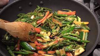 Healthy Vegetables Stir Fry in 15 minsvegan [upl. by Disraeli689]