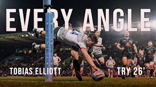 EVERY ANGLE  Tobias Elliotts acrobatics at Sandy Park [upl. by Coy829]