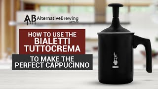 How to Use the Bialetti Tuttocrema Milk Frother [upl. by Aluor88]