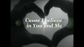 I Believe in you and Me by Whitney Houston lyrics [upl. by Erleena]