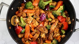 Perfect Chicken Stir Fry  Chicken Vegetable Stir Fry [upl. by Adkins]