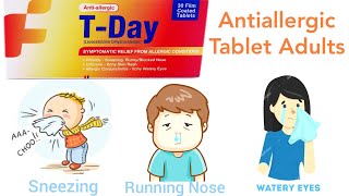 t day tablet uses in urdu  Antiallergic tablet for Adults [upl. by Stanzel]