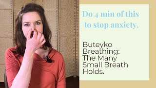 Buteyko Breathing 4 min guided exercise for anxiety [upl. by Cogan159]