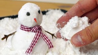 Wanna Build a Snowman  How to Make Fake Snow [upl. by Nahgam922]