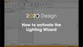 2020 Design Tip How to activate the Lighting Wizard [upl. by Dnomsed]