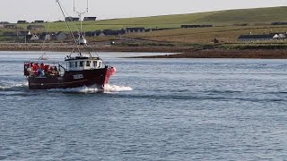 A day of fishing with the Silver Wave on the Scapa flow Scotland [upl. by Derdlim492]