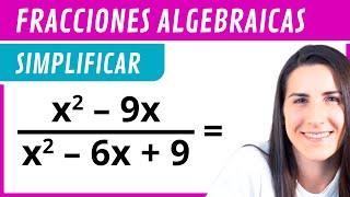 SIMPLIFICAR una FRACCIÓN ALGEBRAICA 🍕 Ejercicio 1 [upl. by Davilman]