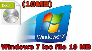 10MB HOW TO DOWNLOAD WINDOWS 7 ISO 10MB [upl. by Oahc176]