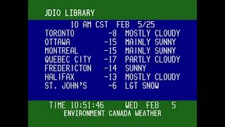 Winnipeg Weather Channel Archive  Feb 5th 2025 Part 1 [upl. by Ryun]