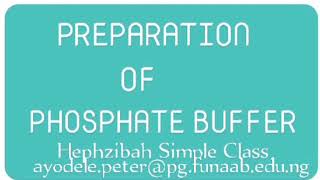 Preparation of Phosphate Buffer [upl. by Alver]