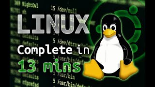 Linux  Tutorial for Beginners in 13 MINUTES  UPDATED [upl. by Gunn284]