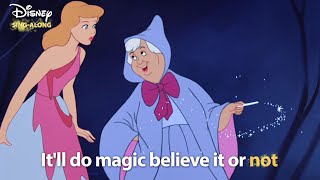 BibbidiBobbidiBoo  Cinderella Lyric Video  DISNEY SINGALONGS [upl. by Aenet]