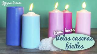 Velas Caseras fáciles [upl. by Gairc903]