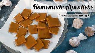 Homemade Alpenliebe  Hard Caramel Candy  Caramel Toffee2020 [upl. by Dobbins]