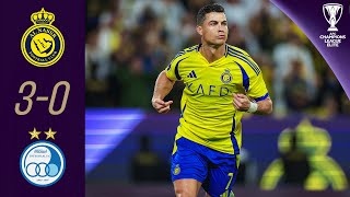 Ronaldo amp Durán fire Al Nassr through  Al Nassr KSA  Esteghlal FC IRN  Highlights ACL Elite™ [upl. by Eulalia]