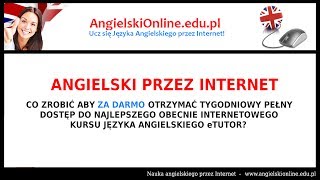 ANGIELSKI ONLINE ZA DARMO  Darmowa Nauka Angielskiego przez Internet [upl. by Mendel955]