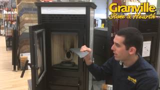 Ravelli Pellet Stove flame trap installation [upl. by Ephrayim]